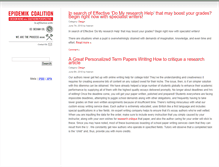 Tablet Screenshot of epidemikcoalition.com